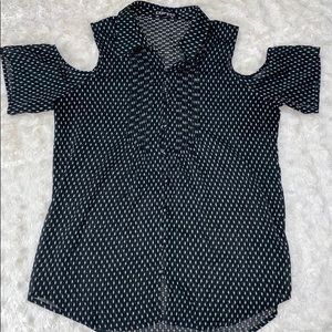 Express Cold Shoulder Top XS